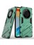Honor X50/X9B 5g/magic6 Lite 5g Pc+Tpu Darbeye Dayanıklı Telefon Kılıfı Gizli Destekli Arka Kapak-Yeşil (Yurt Dışından) 5