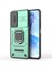 Honor 90 Lite 5G/X50I 5g Kılıf Pc+Tpu Kayar Kamera Kapağı Telefon Kılıfı Kickstand Ile-Yeşil (Yurt Dışından) 2