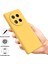 Honor Magic7 Lite 5G/X9C 5G/X60 Pro 5g Kılıf Sıvı Silikon Telefon Arka Kapağı El Kayışı Ile-Sarı (Yurt Dışından) 2