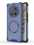 Honor X60 Pro 5g Kılıfı Magsafe Honeycomb Tasarım Tpu+Pc Telefon Kılıfı-Mavi ile Uyumlu (Yurt Dışından) 1