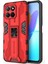 Honor X8 5g Kickstand Telefon Kılıfı Düşmeye Karşı Sert Pc Yumuşak Tpu Darbeye Dayanıklı Kapak-Kırmızı (Yurt Dışından) 1