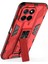 Honor X8 5g Kickstand Telefon Kılıfı Düşmeye Karşı Sert Pc Yumuşak Tpu Darbeye Dayanıklı Kapak-Kırmızı (Yurt Dışından) 3