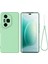 Honor 300 Ultra/honor 300 Pro Kılıf Sıvı Silikon Telefon Arka Kapağı El Kayışı Ile-Yeşil (Yurt Dışından) 1