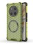 Honor X60 Pro 5g Kılıfı Magsafe Honeycomb Tasarım Tpu+Pc Telefon Kılıfı-Yeşil ile Uyumlu (Yurt Dışından) 1
