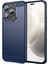 Honor 400 LITE/X70I Kılıf Koruyucu Telefon Kılıfı Karbon Fiber Doku Fırçalanmış-Mavi (Yurt Dışından) 1