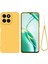 Honor X6B 5g/play 60 Plus 5g Sıvı Silikon Kılıf Telefon Arka Kapağı El Kayışı Ile-Sarı (Yurt Dışından) 1