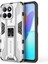 Honor X8 5g Kickstand Telefon Kılıfı Düşmeye Karşı Sert Pc Yumuşak Tpu Darbeye Dayanıklı Kapak-Gümüş (Yurt Dışından) 1