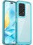 Honor 200 Lite Kılıf Renkli Çerçeve Tpu+Akrilik Şeffaf Arka Telefon Kılıfı-Şeffaf Mavi (Yurt Dışından) 1