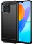 Tpu Telefon Kılıfı Honor X8 5g/x6 4g/x6 5G/X6S 4g/play 30/PLAY6C 4g/70 Lite 5G/X8A 5g, Fırçalanmış Karbon Fiber Dokulu Koruyucu Kılıf-Siyah (Yurt Dışından) 1
