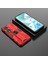Honor 90 Düşmeye Karşı Telefon Kılıfı Kickstand Sert Pc+Yumuşak Tpu Koruyucu Kılıf-Kırmızı (Yurt Dışından) 3
