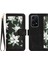Honor 200 Lite Kılıf Pu Deri Çiçekli Telefon Kılıfı Kart Yuvalı-Siyah (Yurt Dışından) 1