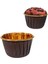 Kahverengi Muffin Kek Kapsülü, Içi Altın Detaylı, 25 Adet Paket. 2