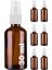30ML Amber Spreyli Cam Şişe, 6'lı Paket, Kolonya, Dezenfektan ve Parfüm Için Uygun 1