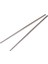 Beyaz Paslanmaz Çelik 5'li Chopstick Seti 22,5cm, Şık ve Dayanıklı Kullanıma Uygun. 4