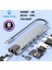 8'in 1'i Pd 100W/ HDMI 4K/RJ45 100Mbs./Sd-Tf Kart/Type-C 5Gbps./Usb 3.0 Usb 2.0 Hub Çoklayıcı Çoğaltıcı Adaptör Ce Lisanslı Orjinal 1