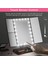 22 LED Işıklı Üç Katlı Makyaj Aynası, 10X/3X/2X Büyütme, Taşınabilir Katlanabilir Aydınlatmalı Masa Üstü Kozmetik Aynası, Siyah (Yurt Dışından) 3