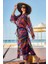 Remsa Tesettür Mayo Üzerine Tek Kaftan Kimono Pareo SIYAH03 RP022 Puket 1