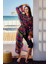Remsa Tesettür Mayo Üzerine Tek Kaftan Kimono Pareo SIYAH03 RP022 Puket 3