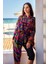 Remsa Tesettür Mayo Üzerine Tek Kaftan Kimono Pareo SIYAH03 RP022 Puket 5