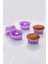 Turuncu 6'lı Silikon Mini Muffin ve Kek Kalıbı Seti 4