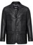 Kevin Erkek Siyah Blazer Deri Ceket 9