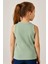 Pure Dots Kız Çocuk Fitilli Yazlık Yeşil Body Bluz 2