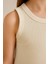 Pure Dots Kız Çocuk Fitilli Yazlık Bej Body Bluz 3