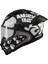 Axxıs Motosiklet Kaskı Fenıx Angry Face B2 Black Grey Matt 1