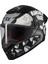 Axxıs Motosiklet Kaskı Fenıx Angry Face B2 Black Grey Matt 2