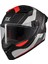 Axxıs Motosiklet Kaskı Fenıx Ork B5 Black-Red Matt 2