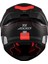 Axxıs Motosiklet Kaskı Fenıx Ork B5 Black-Red Matt 5