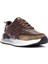 Erkek Kahverengi Bağcıklı Deri Sneaker 24WFD611814 6