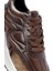 Erkek Kahverengi Bağcıklı Deri Sneaker 24WFD611814 9