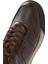 Erkek Kahverengi Bağcıklı Deri Sneaker 24WFD722614 9