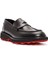Erkek Siyah Deri Casual Loafer 24WFD720218 6