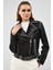 Lady Kadın Siyah Kısa Deri Ceket 24WGD5213VE 8