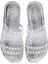 Kadın Gümüş Şeffaf Taşlı Terlik 25SFE4600PV 7