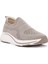 Zero Kadın Bej Kalın Tabanlı Kumaş Sneaker 25SFE49536F 6