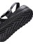 Kadın Siyah Bilekten Bantlı Deri Comfort Sandalet 25SFD320618 7
