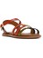 Kadın Çok Renkli Deri Bodrum Sandalet 25SFD331918 6