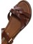 Kadın Kahverengi Deri Bodrum Sandalet 25SFD332118 10