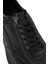 Erkek Siyah Bağcıklı Deri Casual Sneaker 24WFD676914 8
