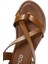 Kadın Taba Parmak Arası Deri Bodrum Sandalet 25SFD330818 8