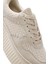 Kadın Bej Bağcıklı Kalın Tabanlı Örgülü Sneaker 25SFD430914 9