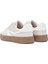 Kadın Bej Bağcıklı Kalın Tabanlı Sneaker 25SFD430514 6