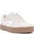 Kadın Bej Bağcıklı Kalın Tabanlı Sneaker 25SFD430514 7