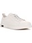 Erkek Beyaz Bağcıklı Deri Sneaker 25SFD690818 6