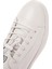 Erkek Beyaz Bağcıklı Deri Sneaker 25SFD690818 9