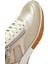 Kadın Altın Bağcıklı Yandan Fermuarlı Deri Sneaker 25SFD370514 10