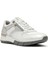 Kadın Beyaz Bağcıklı Yandan Fermuarlı Deri Sneaker 25SFD370514 6